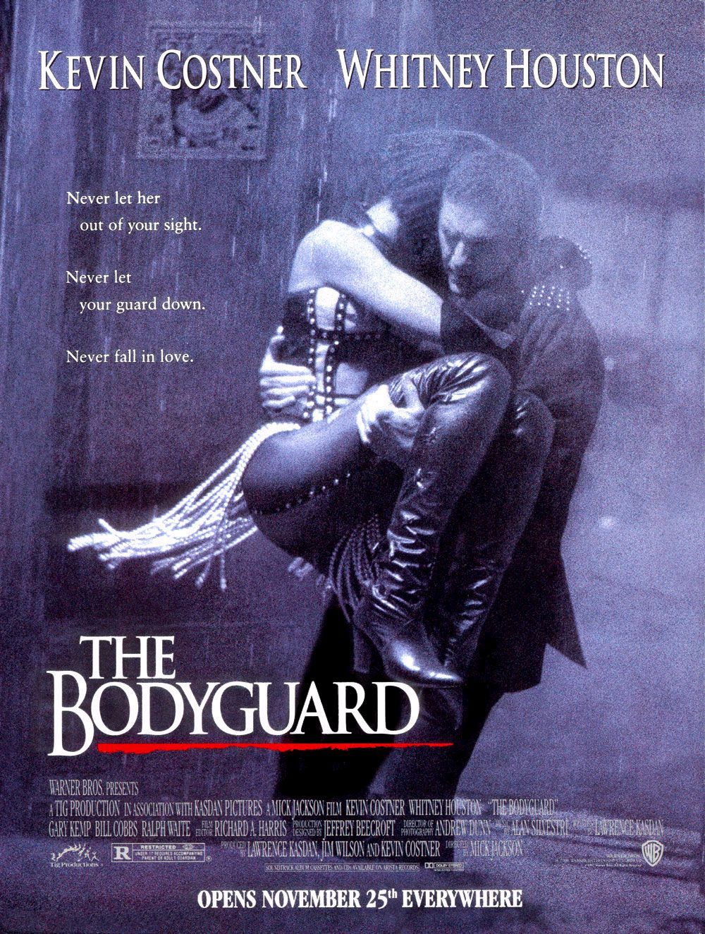 《 保镖  the bodyguard 》电影海报 (共 5 张)