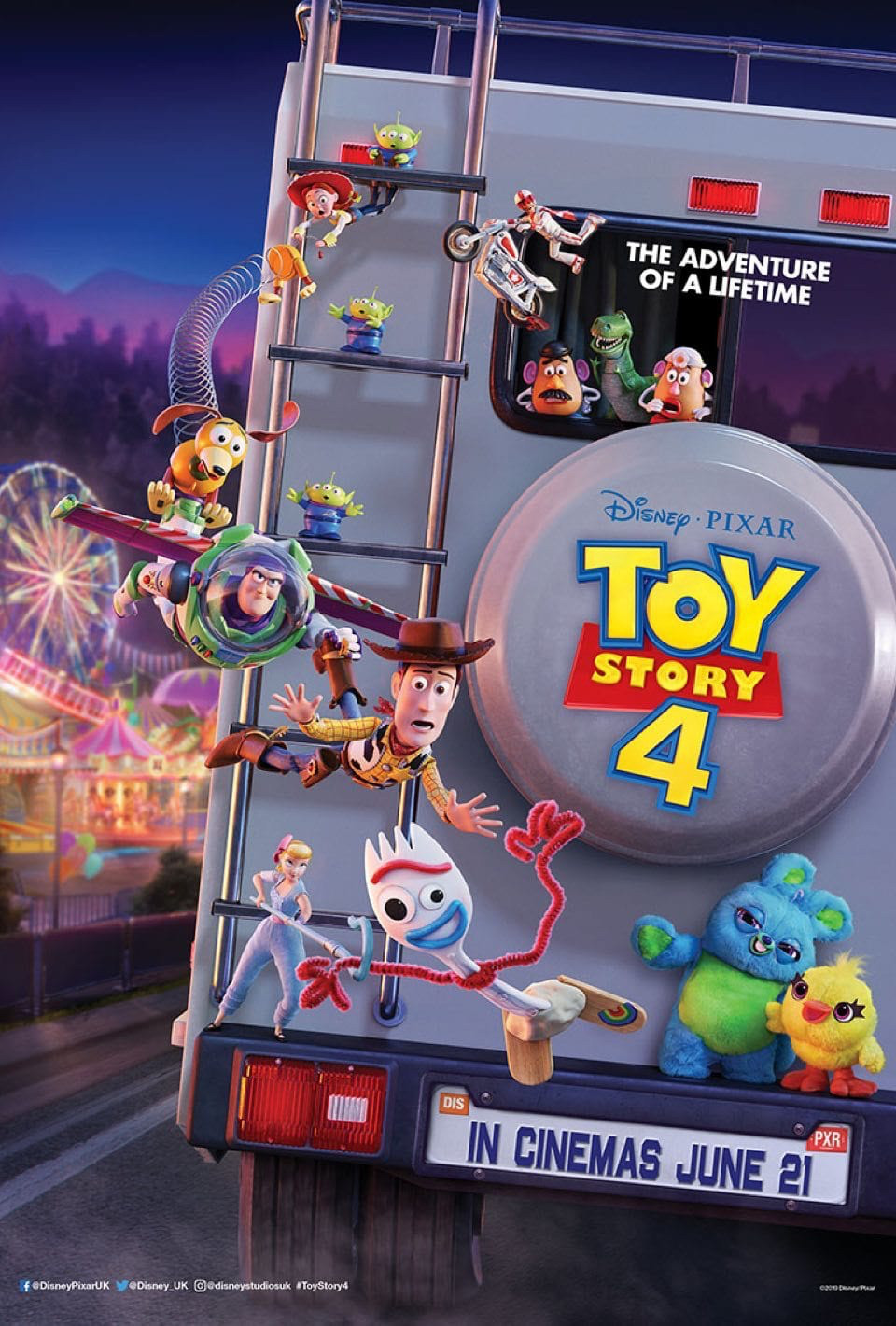 《玩具总动员4toy story 4》高清电影海报素材下载